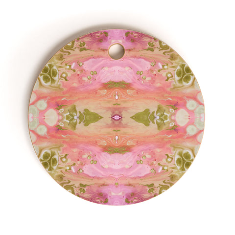 Crystal Schrader Pink Bubblegum Cutting Board Round