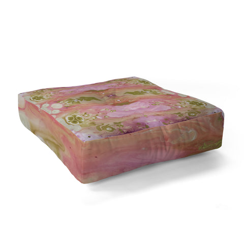 Crystal Schrader Pink Bubblegum Floor Pillow Square