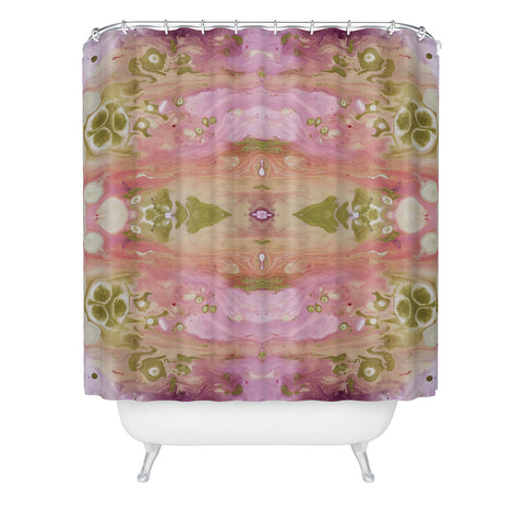 Crystal Schrader Pink Bubblegum Shower Curtain