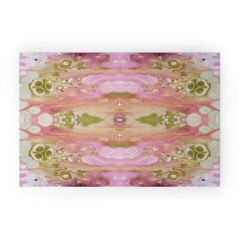 Crystal Schrader Pink Bubblegum Welcome Mat