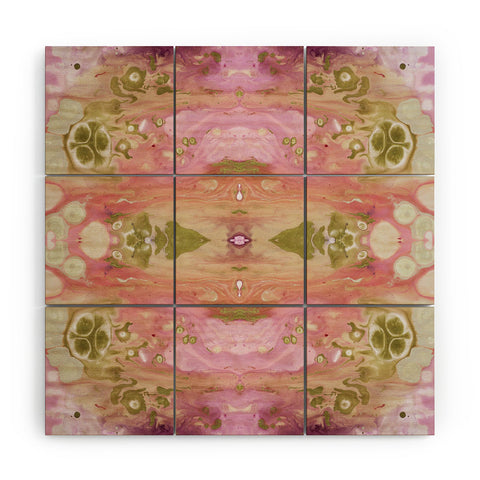 Crystal Schrader Pink Bubblegum Wood Wall Mural