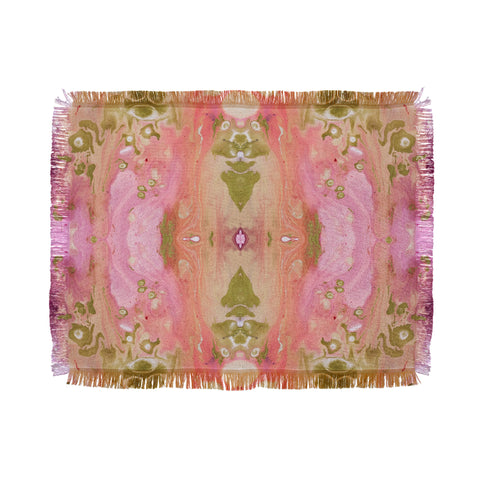 Crystal Schrader Pink Bubblegum Throw Blanket