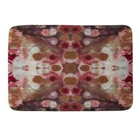 Crystal Schrader Raspberry Pie Memory Foam Bath Mat