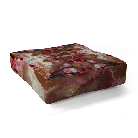 Crystal Schrader Raspberry Pie Floor Pillow Square