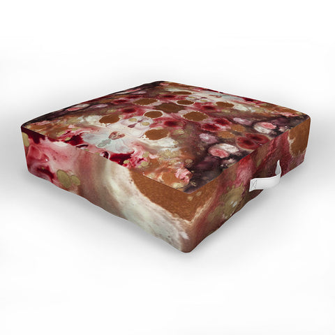 Crystal Schrader Raspberry Pie Outdoor Floor Cushion