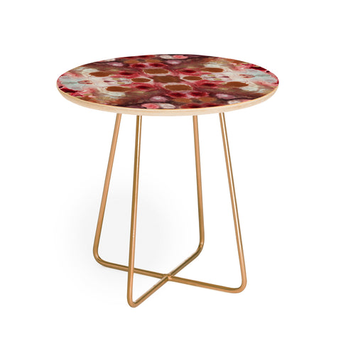 Crystal Schrader Raspberry Pie Round Side Table