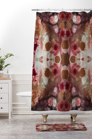 Crystal Schrader Raspberry Pie Shower Curtain And Mat