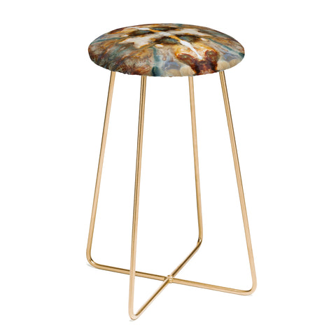 Crystal Schrader Rusty Patina Counter Stool