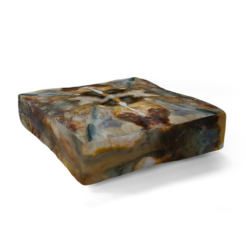 Crystal Schrader Rusty Patina Floor Pillow Square