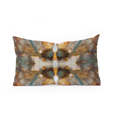 Crystal Schrader Rusty Patina Oblong Throw Pillow