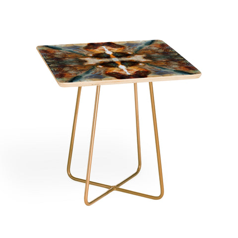 Crystal Schrader Rusty Patina Side Table