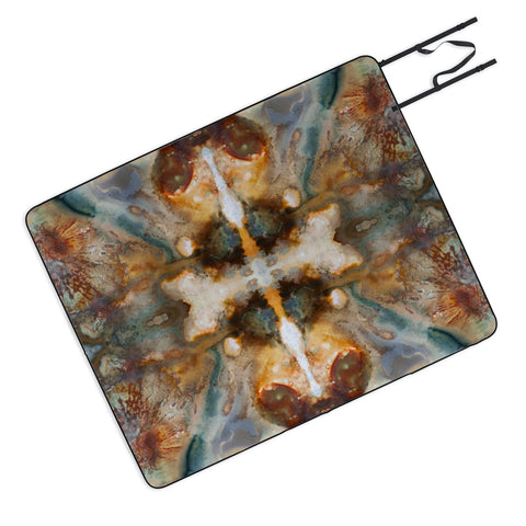 Crystal Schrader Rusty Patina Picnic Blanket