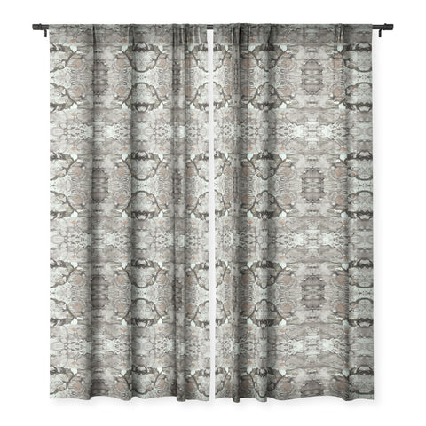 Crystal Schrader Sage Forest Sheer Window Curtain