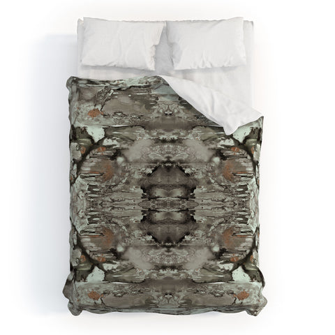 Crystal Schrader Sage Forest Duvet Cover