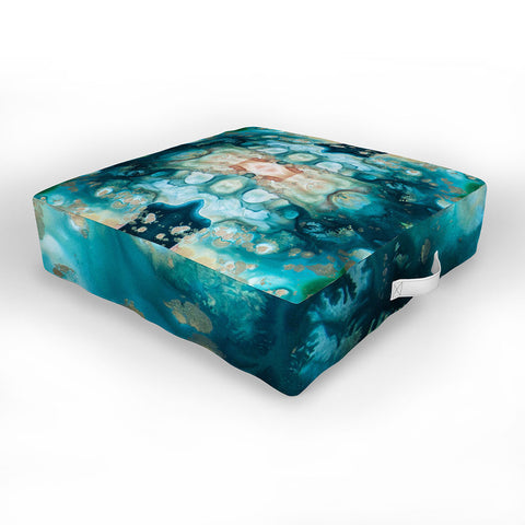 Crystal Schrader Sea Garden Outdoor Floor Cushion