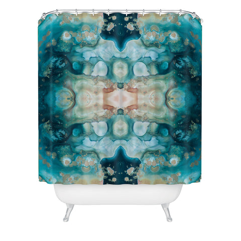 Crystal Schrader Sea Garden Shower Curtain