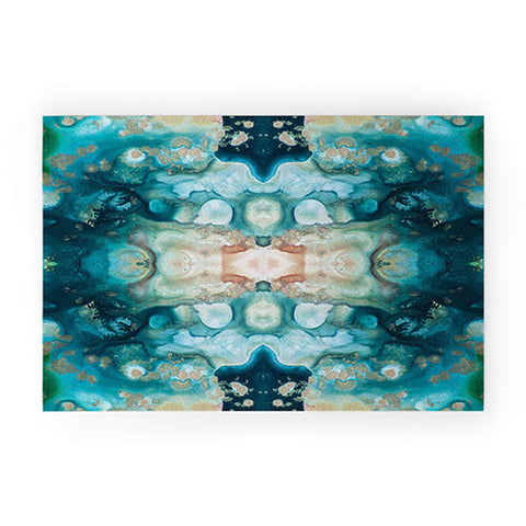 Crystal Schrader Sea Garden Welcome Mat