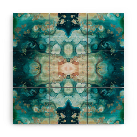 Crystal Schrader Sea Garden Wood Wall Mural