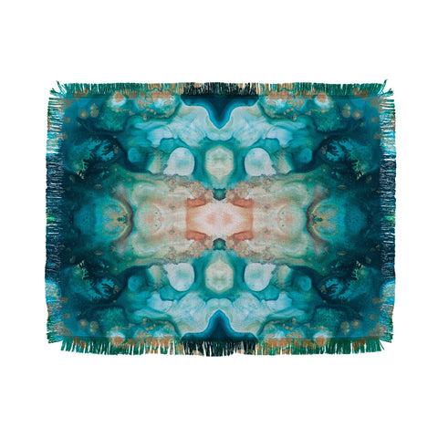 Crystal Schrader Sea Garden Throw Blanket