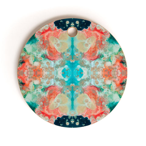 Crystal Schrader Sea Lily Cutting Board Round