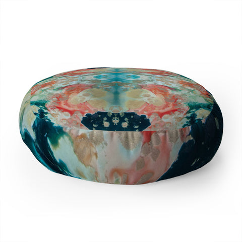 Crystal Schrader Sea Lily Floor Pillow Round