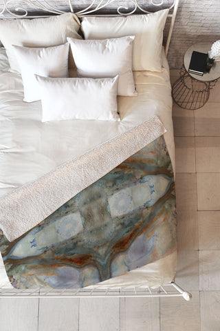 Crystal Schrader Shipwreck Fleece Throw Blanket