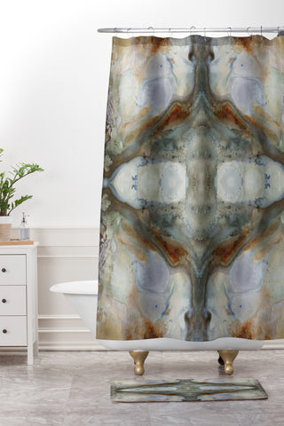 Crystal Schrader Shipwreck Shower Curtain And Mat