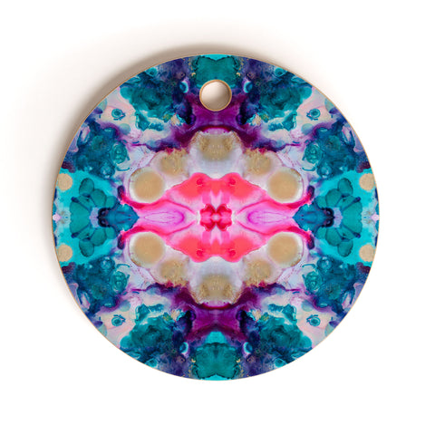 Crystal Schrader Snow Cone Cutting Board Round