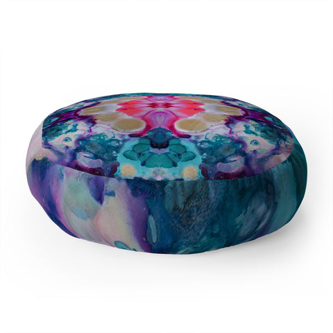 Crystal Schrader Snow Cone Floor Pillow Round