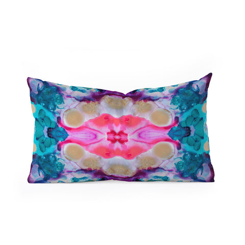 Crystal Schrader Snow Cone Oblong Throw Pillow