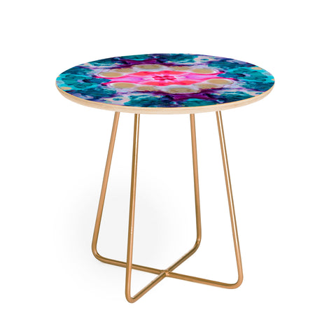 Crystal Schrader Snow Cone Round Side Table