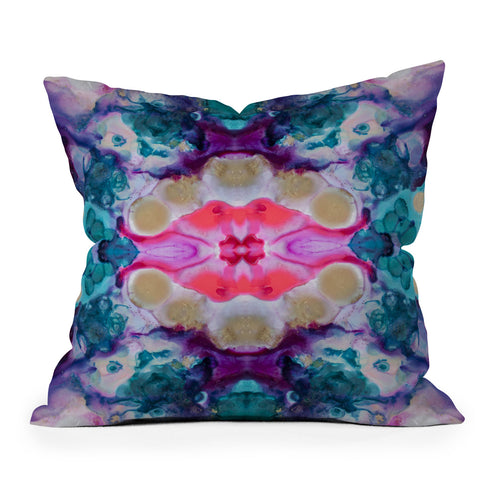 Crystal Schrader Snow Cone Throw Pillow