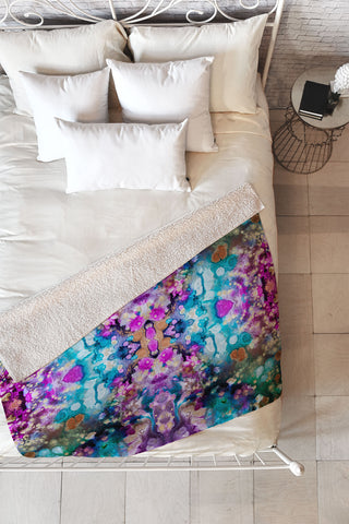 Crystal Schrader Treasure Chest Fleece Throw Blanket