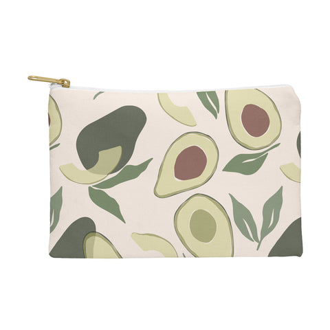 Cuss Yeah Designs Abstract Avocado Pattern Pouch