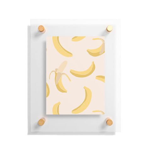 Cuss Yeah Designs Abstract Banana Pattern Floating Acrylic Print