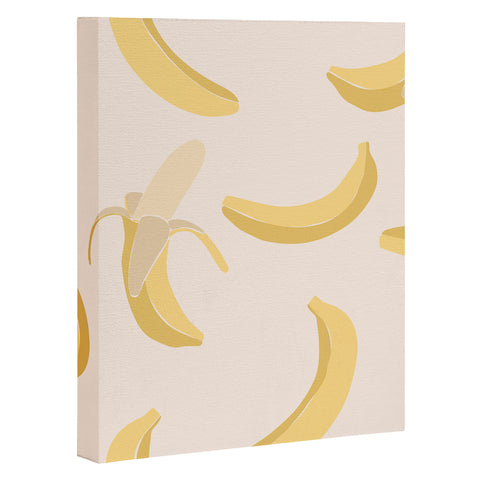 Cuss Yeah Designs Abstract Banana Pattern Art Canvas