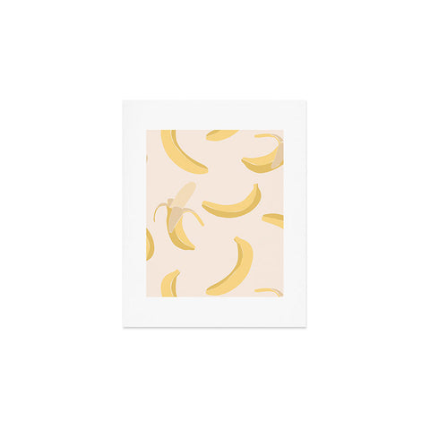 Cuss Yeah Designs Abstract Banana Pattern Art Print