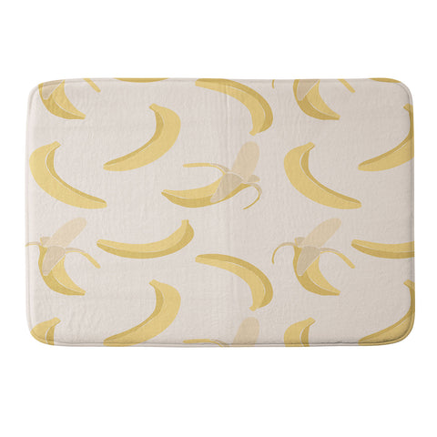 Cuss Yeah Designs Abstract Banana Pattern Memory Foam Bath Mat