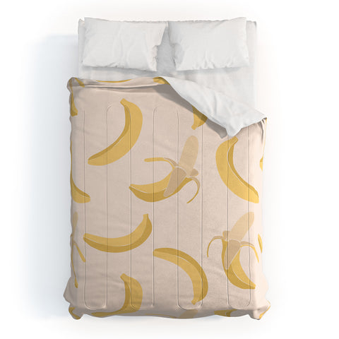 Cuss Yeah Designs Abstract Banana Pattern Comforter