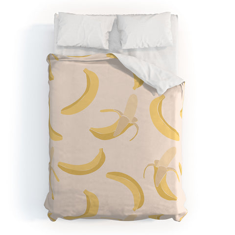 Cuss Yeah Designs Abstract Banana Pattern Duvet Cover