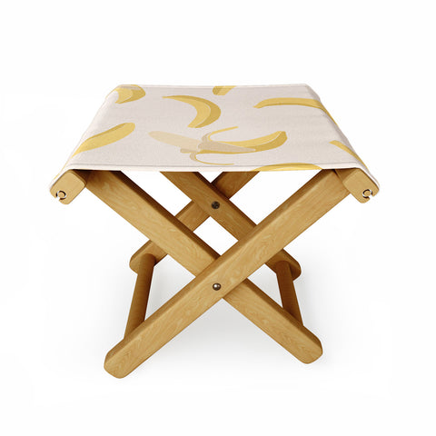 Cuss Yeah Designs Abstract Banana Pattern Folding Stool