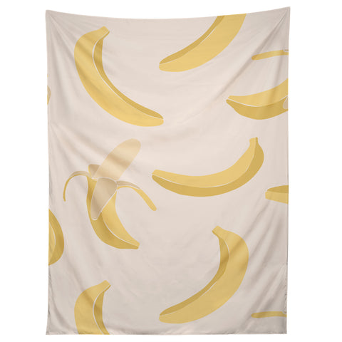 Cuss Yeah Designs Abstract Banana Pattern Tapestry