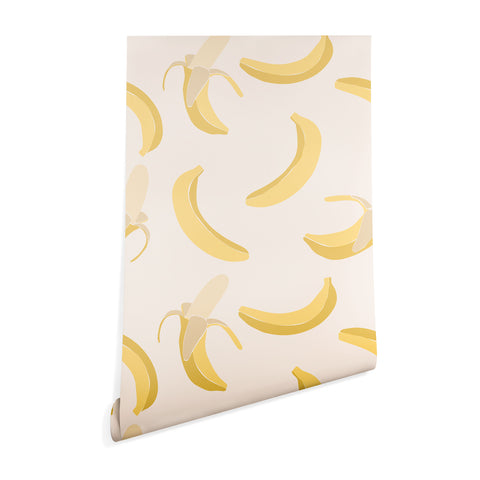 Cuss Yeah Designs Abstract Banana Pattern Wallpaper