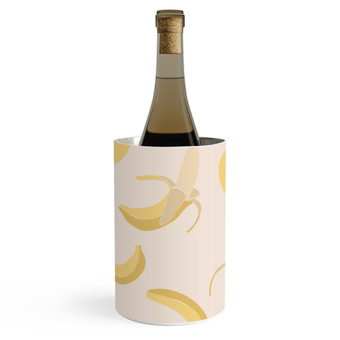 Cuss Yeah Designs Abstract Banana Pattern Wine Chiller