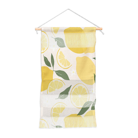 Cuss Yeah Designs Abstract Lemon Pattern Wall Hanging Portrait