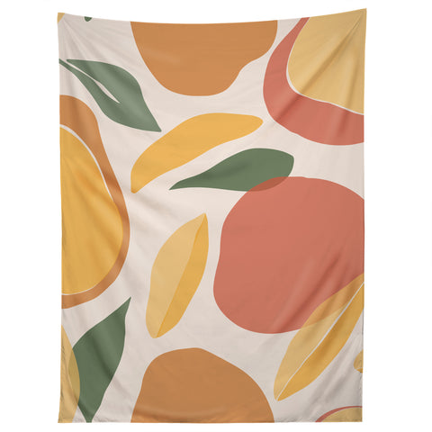 Cuss Yeah Designs Abstract Mango Pattern Tapestry