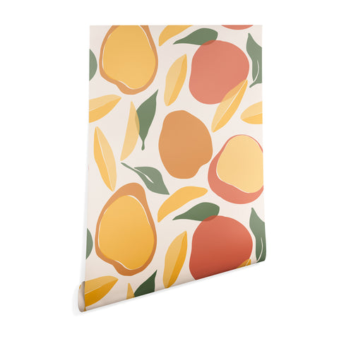 Cuss Yeah Designs Abstract Mango Pattern Wallpaper