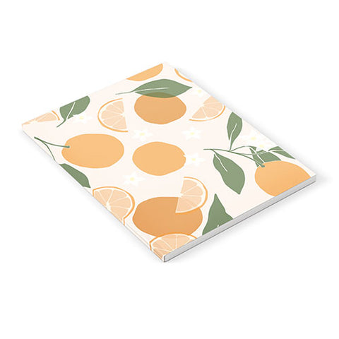 Cuss Yeah Designs Abstract Orange Pattern Notebook
