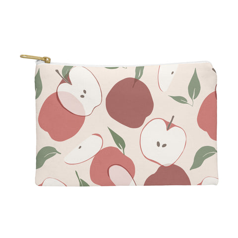 Cuss Yeah Designs Abstract Red Apple Pattern Pouch