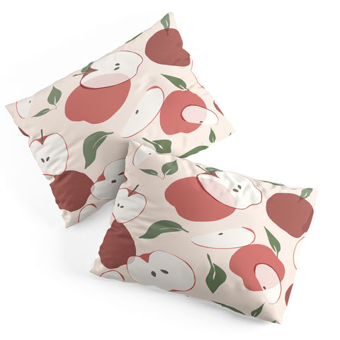Cuss Yeah Designs Abstract Red Apple Pattern Pillow Shams